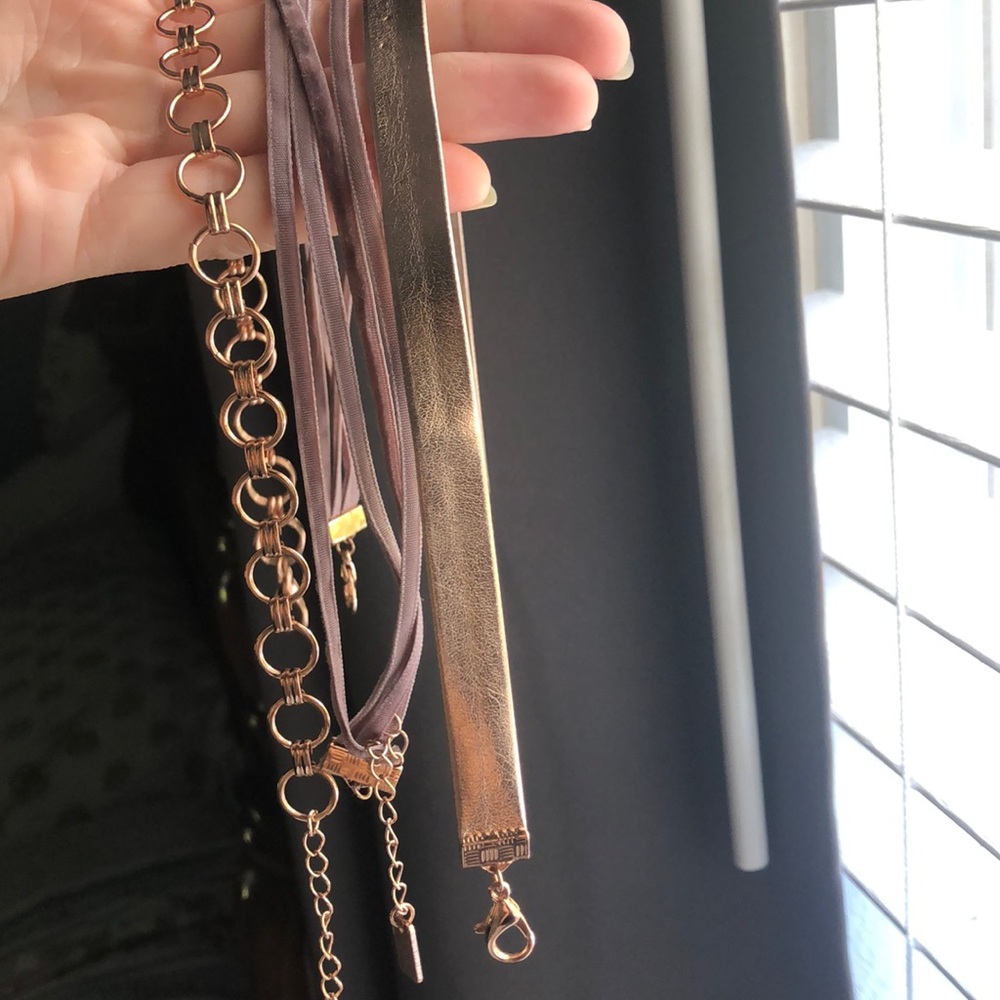American Eagle Rose Gold Choker Set